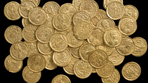 monedas de oro