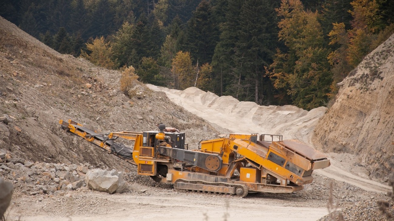 excavadora trabajando
